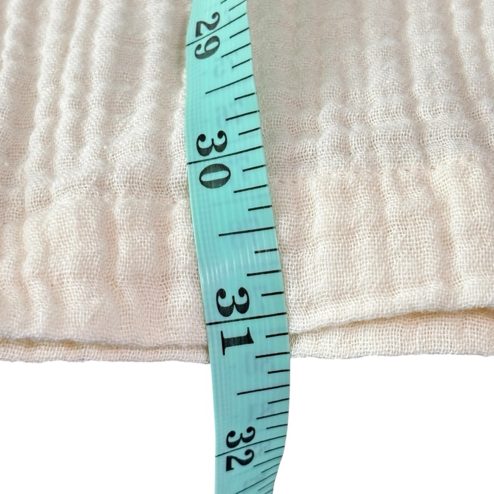 SOFT SURROUNDINGS - SIZE MEDIUM - BUTTER YELLOW GAUZE LIKE FABRIC - TUNIC B11 - Picture 11 of 12